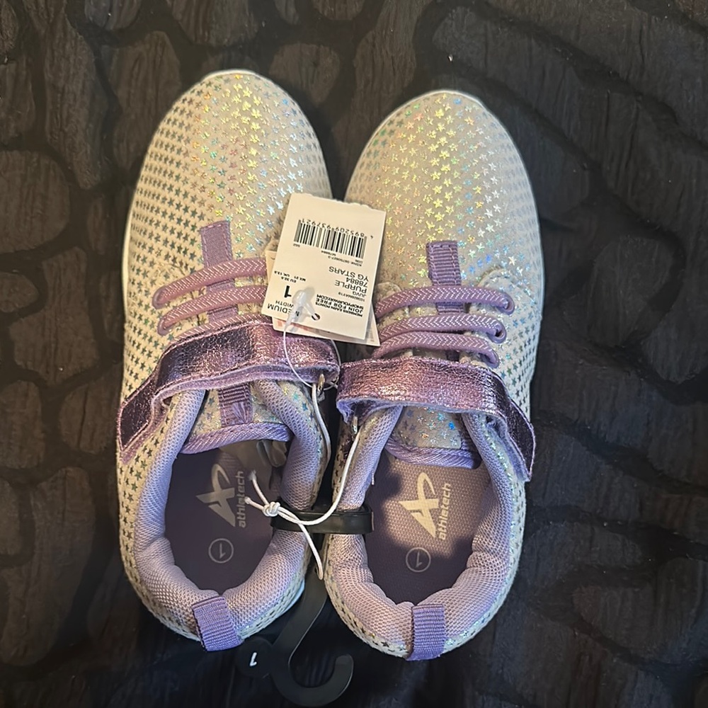 AP Purple and Silver Sneakers
